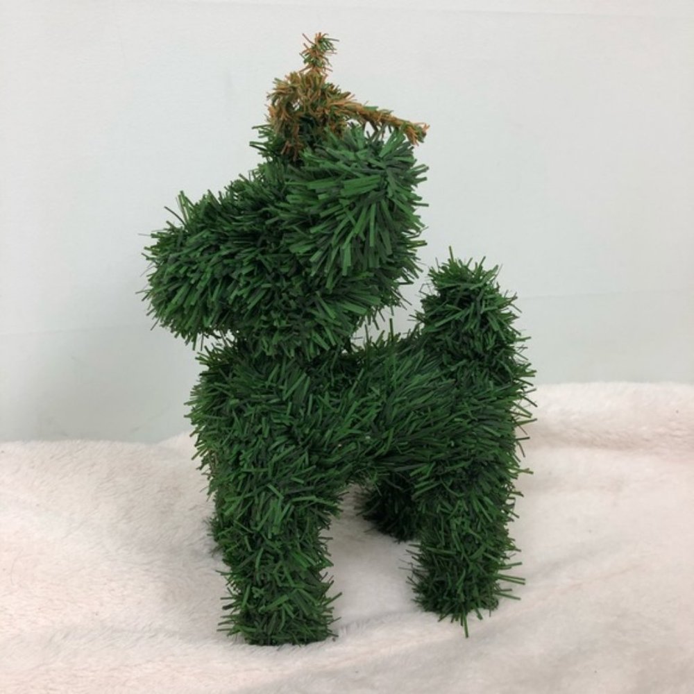 Reindeer Christmas holiday faux spruce decor